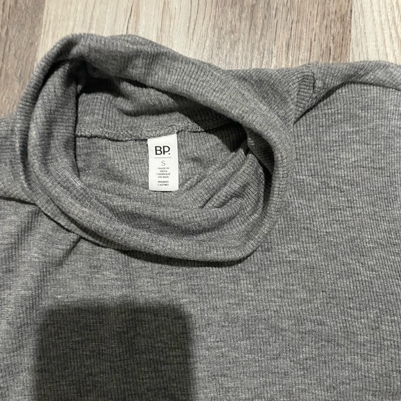 Gray Women's Ribbed Turtleneck by BP Nordstroms - Picture 4 of 5